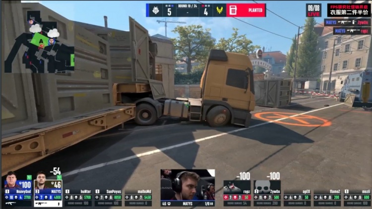 🎮G2死亡游乐园晕头转向 下半场0分 小蜜蜂赢下图三拿赛点