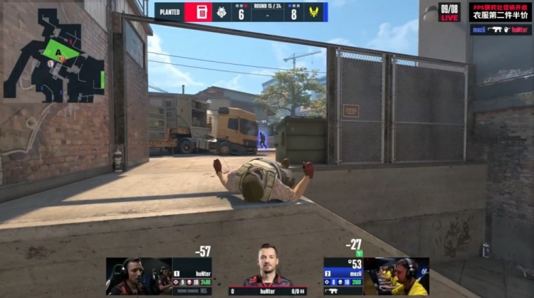 🎮G2死亡游乐园晕头转向 下半场0分 小蜜蜂赢下图三拿赛点