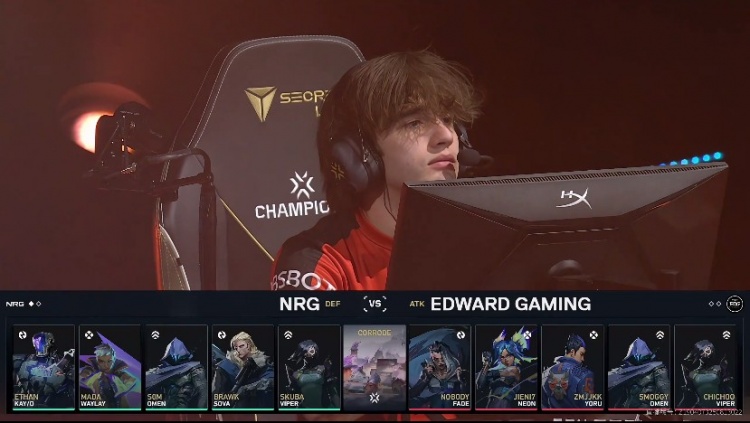 🎮Ethan完美兜底把握住唯一赛点成功战胜EDG！NRG 2-0 EDG