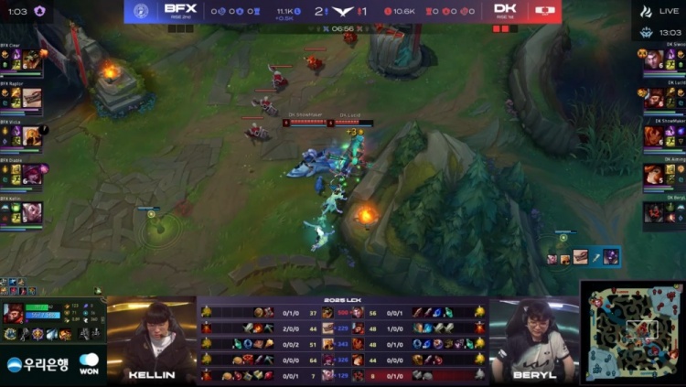 🎮杰斯谁在赢？Lucid军训Clear难养Siwoo Raptor爆杀 BFX扳一分