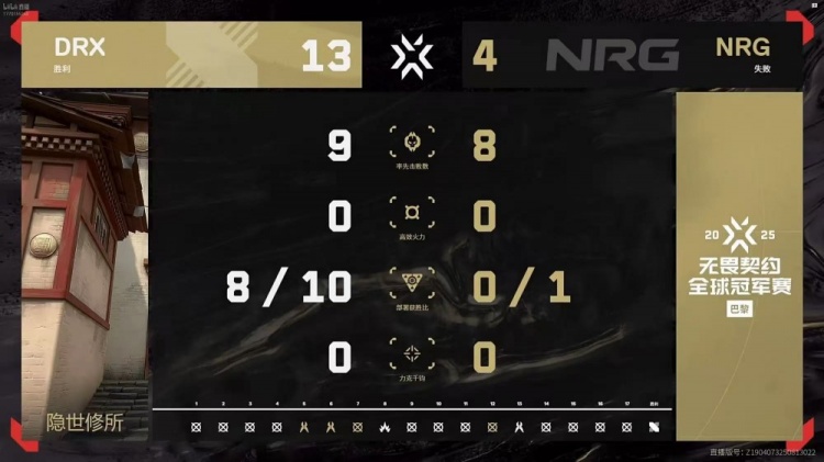 🎮无敌韧性！别拿到11分 NRG化身追分大王锁定八强 NRG 2-1 DRX