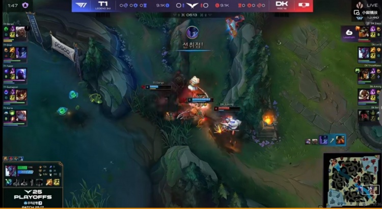 🎮多兰就一年合同!Doran安蓓萨无暇赴死0-7 DK集体发力赢首局