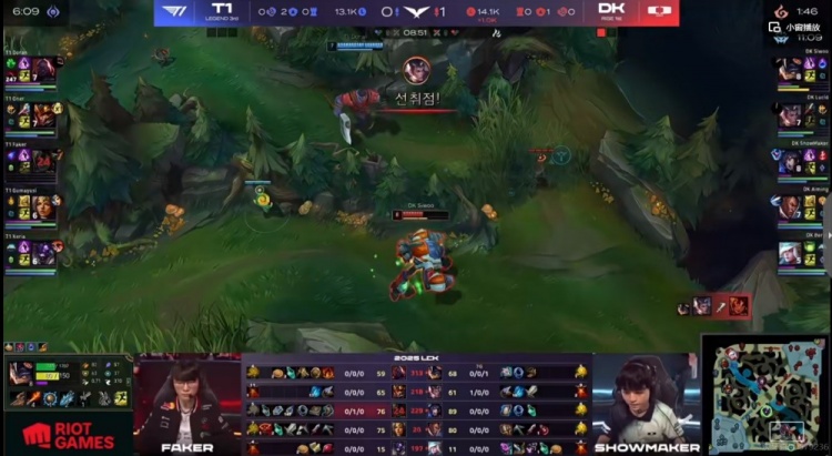 🎮Oner苏醒？Oner皇子五杀收尾Siwoo兰博毫无表现力 T1扳平比分