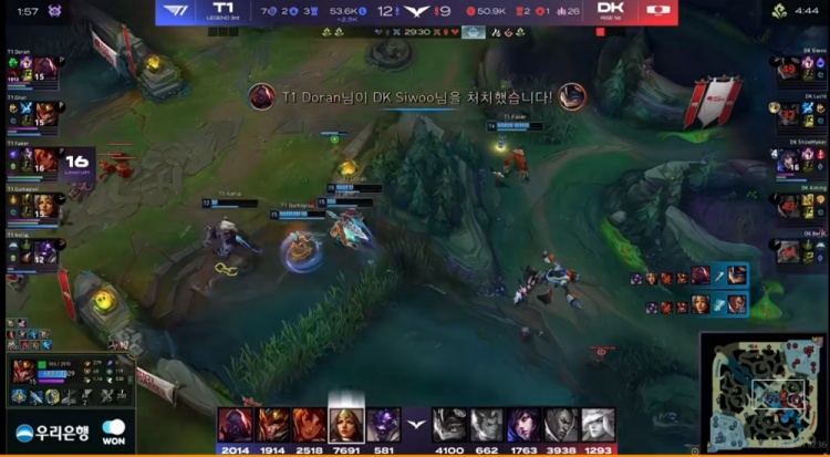 🎮Oner苏醒？Oner皇子五杀收尾Siwoo兰博毫无表现力 T1扳平比分