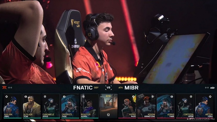 🎮FNC稳中求胜完成让一追二！FNC 2-1 MIBR顺利挺进八强