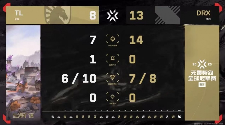 🎮无解！DRX双决斗枪法说话碾压之姿拿下TL！DRX 2-0 TL