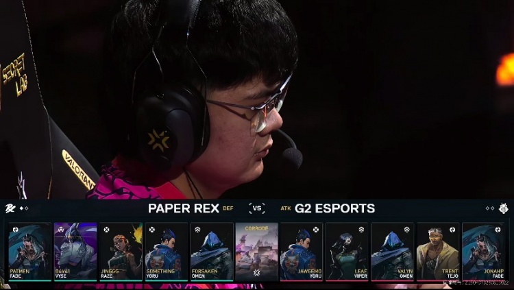 🎮强强对决！PRX鏖战三局险胜G2将其打入败者组！PRX 2-1 G2