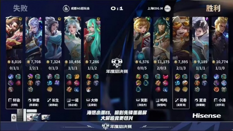 🎮依旧统治！AG打满五局拿下EDG斩获年总首胜！AG 3-2 EDG