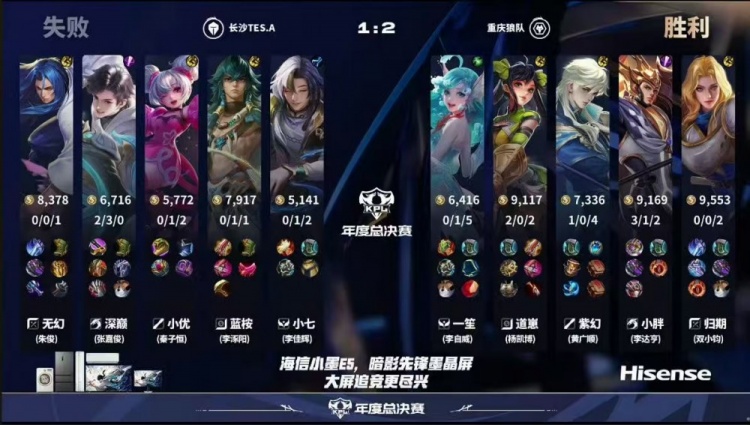 🎮攻擂失败！狼队鏖战五局拿下TES成功斩获两连胜 狼队 3-2 TES