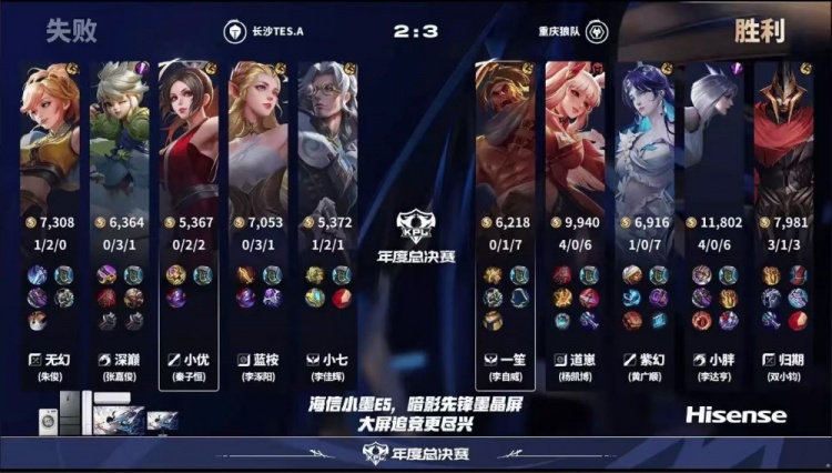 🎮攻擂失败！狼队鏖战五局拿下TES成功斩获两连胜 狼队 3-2 TES