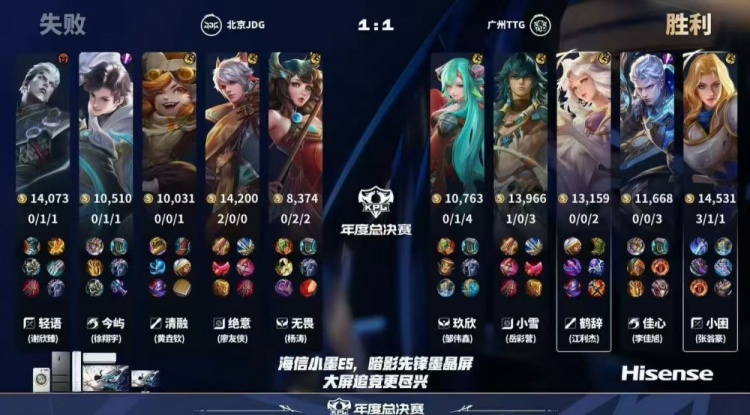 🎮攻擂成功！JDG击败TTG成为首支攻擂成功队伍 JDG 3-1 TTG
