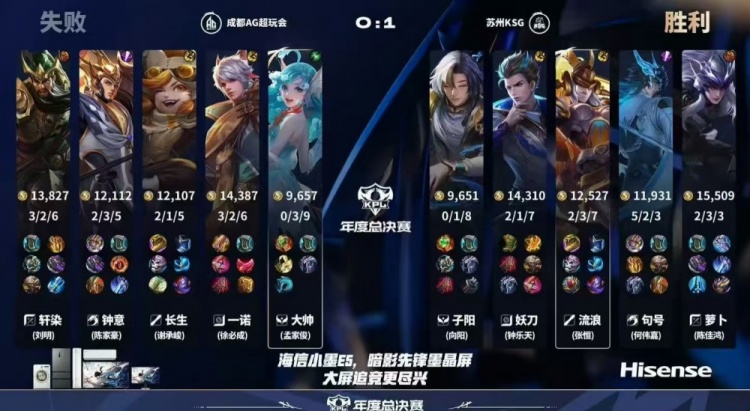 🎮AG及时调整鏖战五局守擂成功 KSG棋差一招未能取胜AG 3-2 KSG