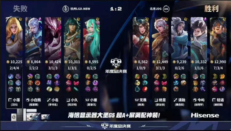 🎮临危救主！小落马超四杀收尾帮助LGD拿下第二分 LGD 3-2 JDG