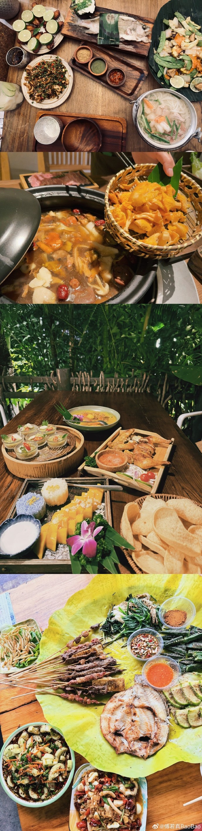 主持人BaoBao晒旅游照：大自然和美食治愈一切