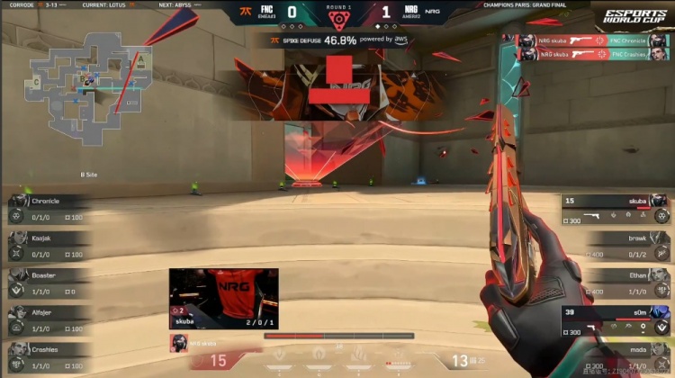🎮这么轻松？奥丁王brawk火力不减 s0m幽影三杀 NRG先拿赛点
