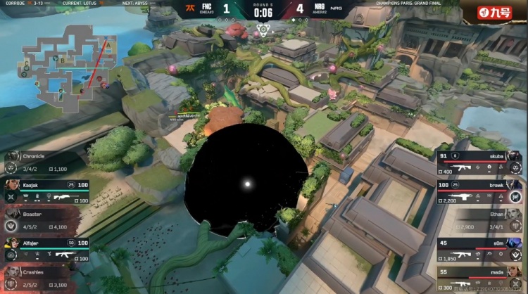🎮这么轻松？奥丁王brawk火力不减 s0m幽影三杀 NRG先拿赛点