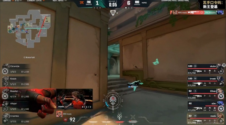🎮这么轻松？奥丁王brawk火力不减 s0m幽影三杀 NRG先拿赛点