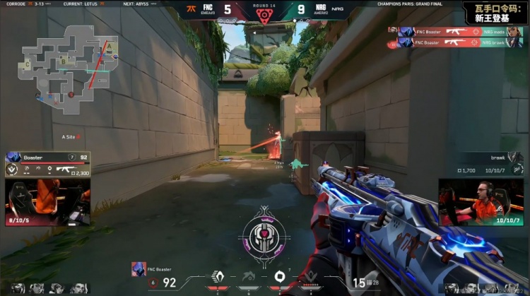 🎮这么轻松？奥丁王brawk火力不减 s0m幽影三杀 NRG先拿赛点