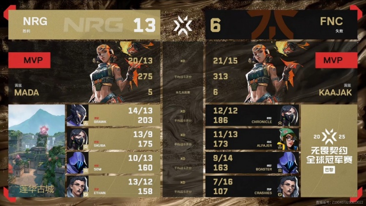 🎮这么轻松？奥丁王brawk火力不减 s0m幽影三杀 NRG先拿赛点