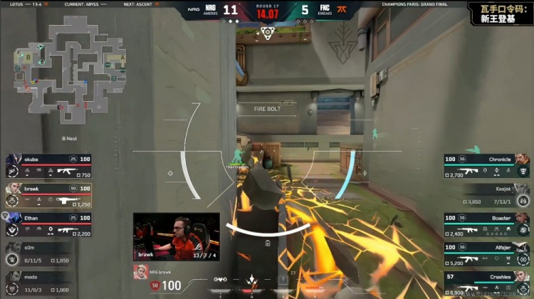 🎮惊天大翻盘！FNC半场1分 连追11分进加时逆转NRG赢图三