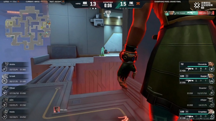 🎮惊天大翻盘！FNC半场1分 连追11分进加时逆转NRG赢图三