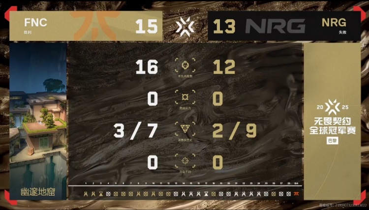 🎮惊天大翻盘！FNC半场1分 连追11分进加时逆转NRG赢图三