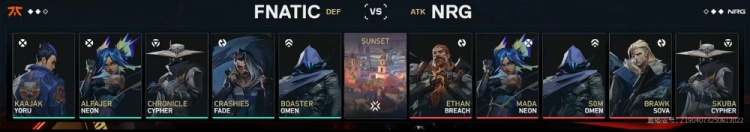 🎮FNC究极白忙活！NRG拒绝让2.99追3 勇夺无畏契约冠军赛冠军
