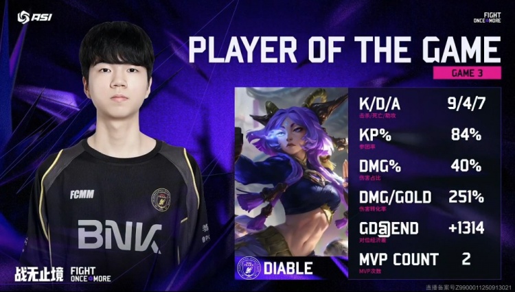 🎮请神哥哥？Diable芸阿娜闪现向前爆杀Jiwoo BFX让一追二赢NS