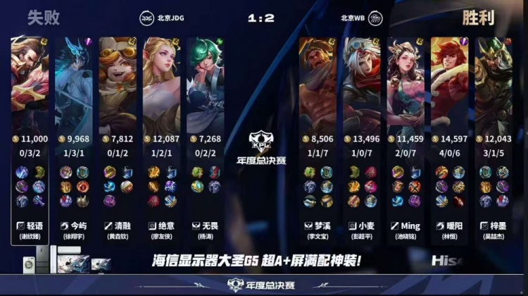 🎮JDG棋差一招挑擂失败！WB鏖战五局战胜JDG WB 3-2 JDG