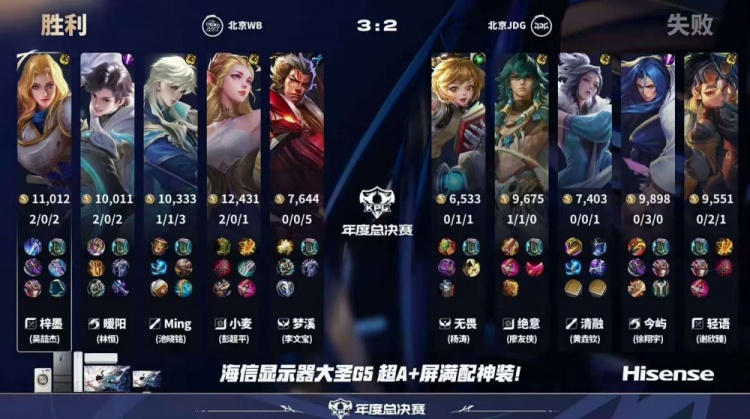 🎮JDG棋差一招挑擂失败！WB鏖战五局战胜JDG WB 3-2 JDG
