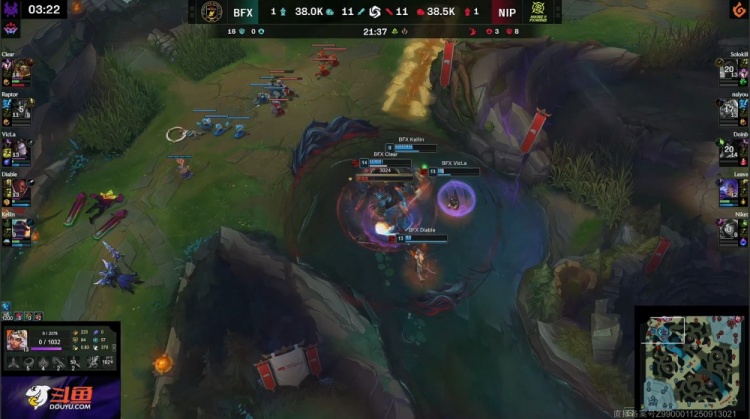 【蜗牛电竞】🎮暂暂又停停!Diable卢锡安三杀定乾坤 B神团战被秒 BFX赢首局