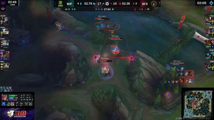 🎮找到了唯一输的方式？Solokill天肥难C NIP掏大龙遭BFX横扫