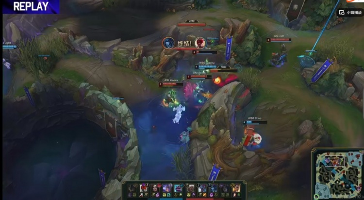 🎮给Tian哥打笑了！JDG三核心无限团战游龙收割 JDG轻松横扫WBG