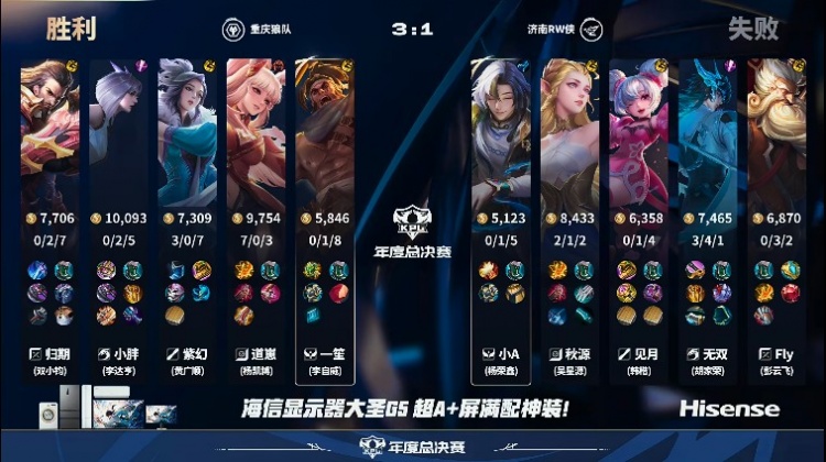 🎮Fly面对老东家也难取胜！RW沦为路边被狼队踢死 狼队 3-1 RW