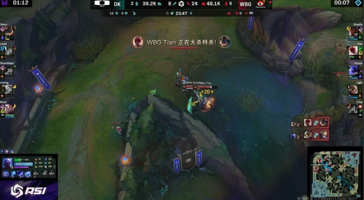 🎮谁敢横刀立马！虎大将军掌控雷电 刘神神牛下凡 WBG横扫DK