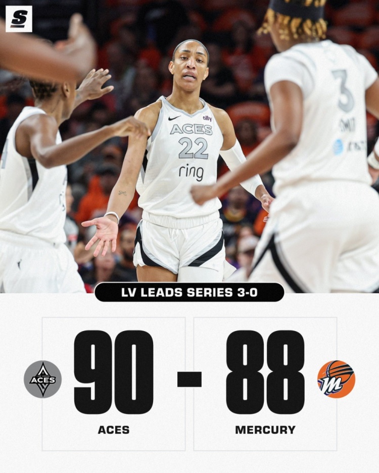 【球盟会】🏀WNBA总决赛-阿贾34+14&绝杀 萨巴利伤退 王牌胜水星获冠军点