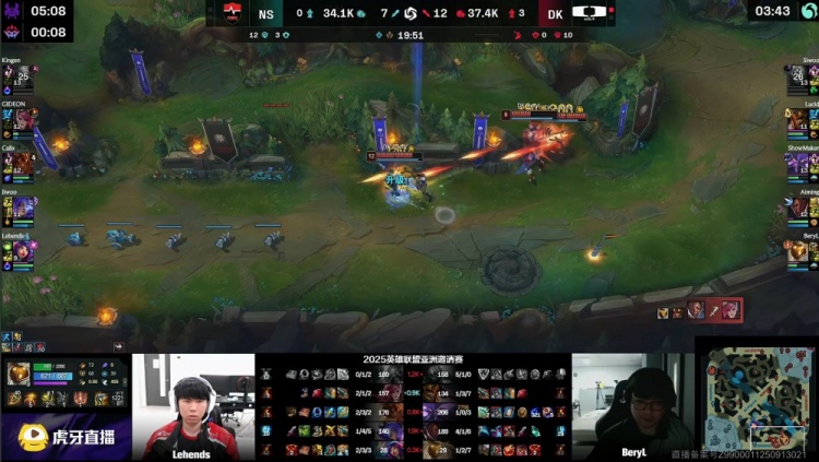 🎮许哥卡萨丁出山美美爽杀 Siwoo无敌贾克斯一个打俩 DK横扫NS