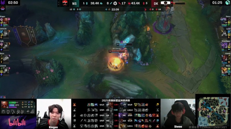 🎮许哥卡萨丁出山美美爽杀 Siwoo无敌贾克斯一个打俩 DK横扫NS