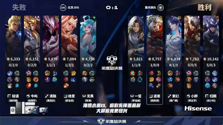 🎮JDG全员在线完美收官成功战胜强敌狼队！JDG 3-1 狼队