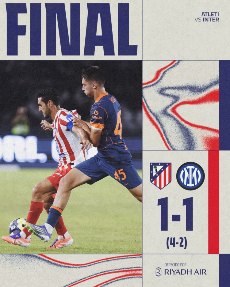 友谊赛-马竞点球大战击败国米 穆索两扑点卡洛斯马丁破门