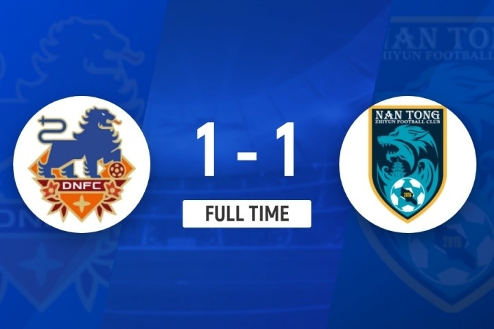 中甲-定南赣联1-1南通支云近5轮不败 埃里克斯连场破门科勒夫扳平