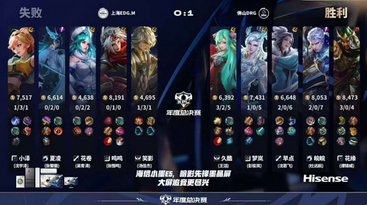 🎮巅峰对决！花缘曹操率队逆转比赛助队晋级淘汰赛 DRG 4-3 EDG