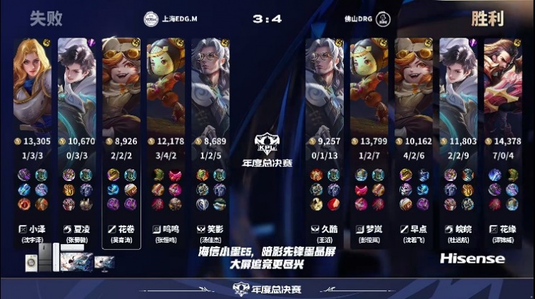 🎮巅峰对决！花缘曹操率队逆转比赛助队晋级淘汰赛 DRG 4-3 EDG