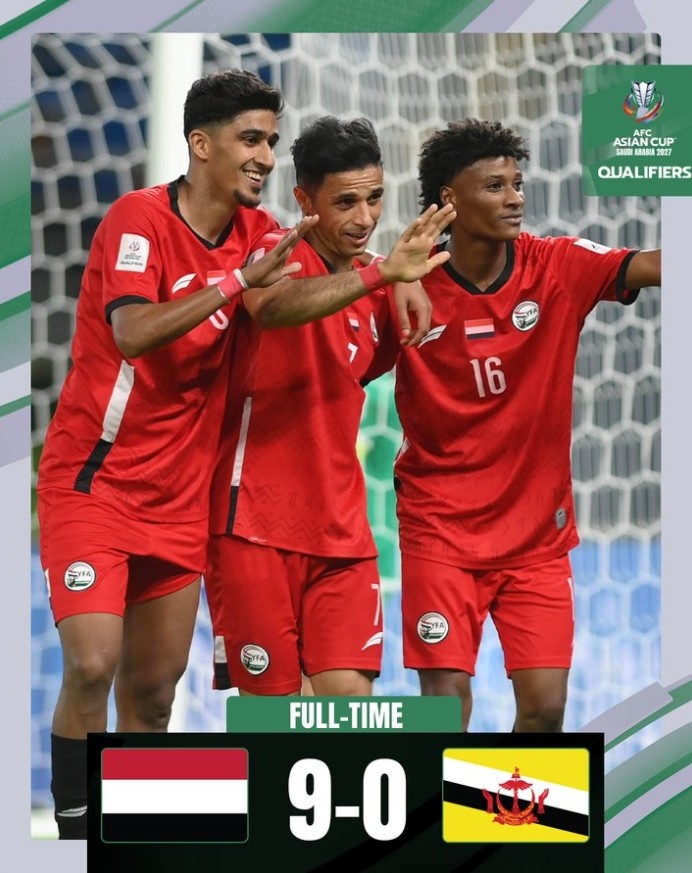 大翔守住！亚洲杯预选赛，也门9-0狂胜文莱