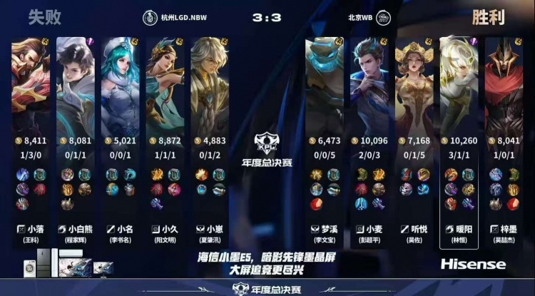 【蜗牛电竞】🎮相信暖阳!WB巅峰对决变阵野核老虎发挥拿下LGD WB 4-3 LGD