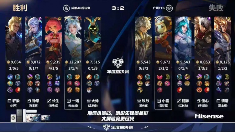 🎮恐怖AG！AG保持年总全胜战绩顺利晋级六强！AG 4-2 TTG