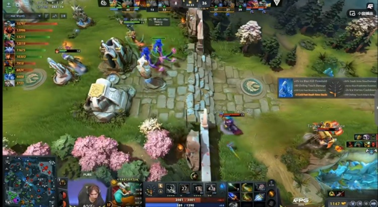 【QY球友会】🎮赢一局不亏!三路线劣前期爆炸 新VG大赛首秀被Tundra击败