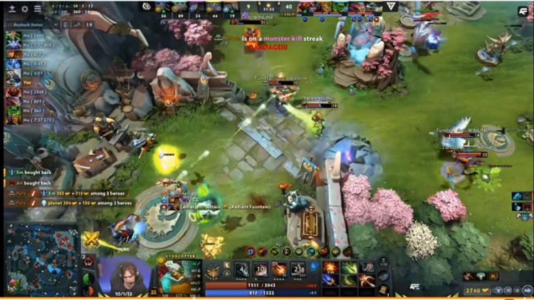 【QY球友会】🎮赢一局不亏!三路线劣前期爆炸 新VG大赛首秀被Tundra击败