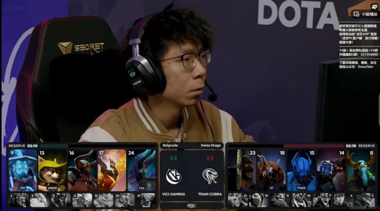 🎮先拿一分!Xm蓝猫单杀K1大神拍拍熊 VG兵不血刃赢下首局