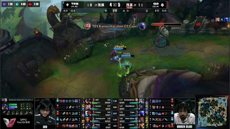 【QY球友会】🎮脖子捂汗!JKL脸探草丛炸线 Hang免费牛肉吃爽蒙多 G2扳回一城